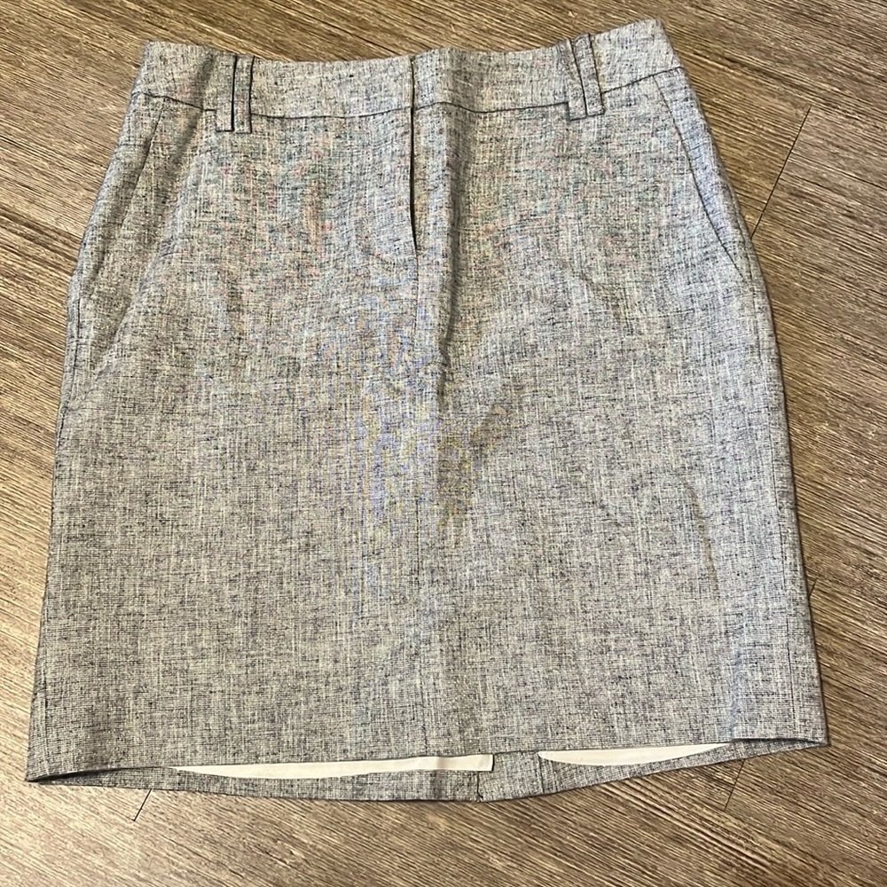 The Loft Grey Sparkly Skirt